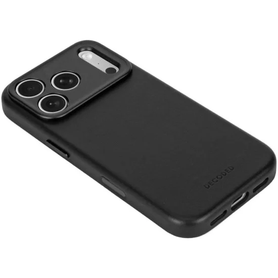 Decoded Leather Case for iPhone 18/17 Pro Max - Black
